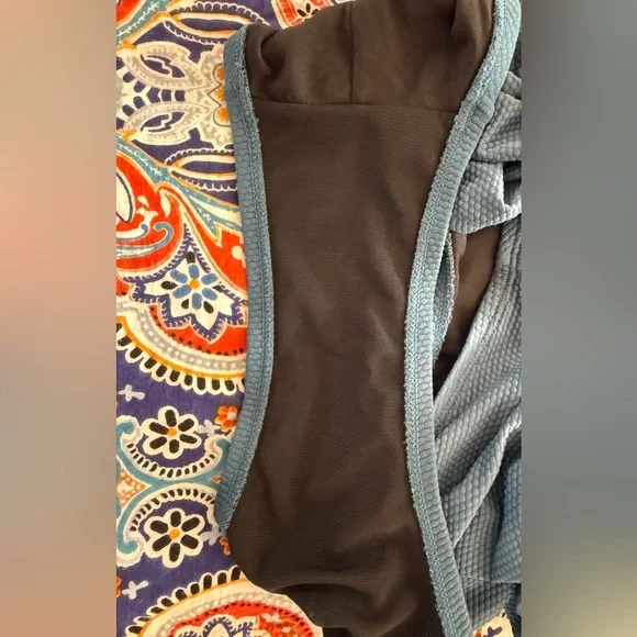 EUC Kona Sol Teal One-Piece Swimsuit Size 14W - Picture 5 of 5